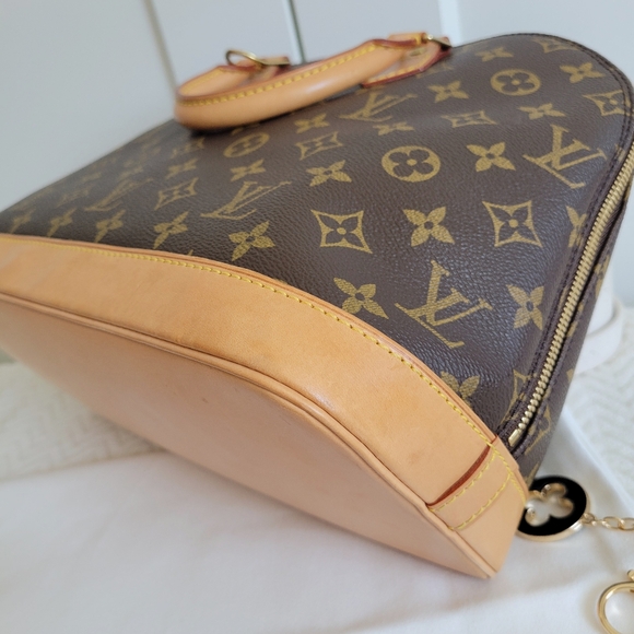 🍁BEAUTIFUL Louis Vuitton Alma PM Satchel Monogram - Picture 11 of 16